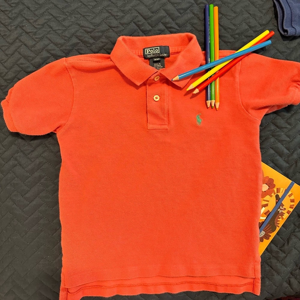 Polo by Ralph Lauren boys in salmon color